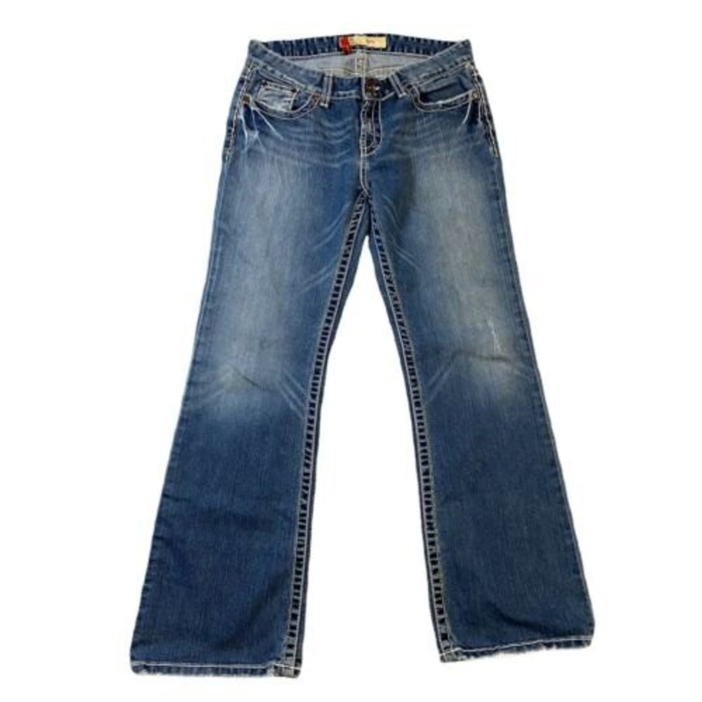BKE Kate Jeans Size 29 x 29.5 Denim Stretch Distressed